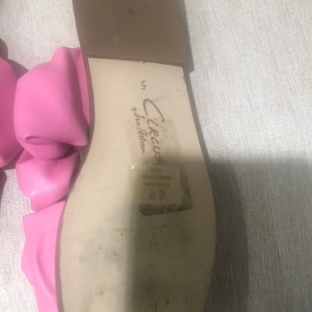 Sam Edelman Pink Ruched Sandals - Picture 9 of 10